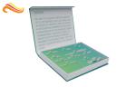 PP Matt Green Gift Packaging Boxes Soft Touch Paper Customized