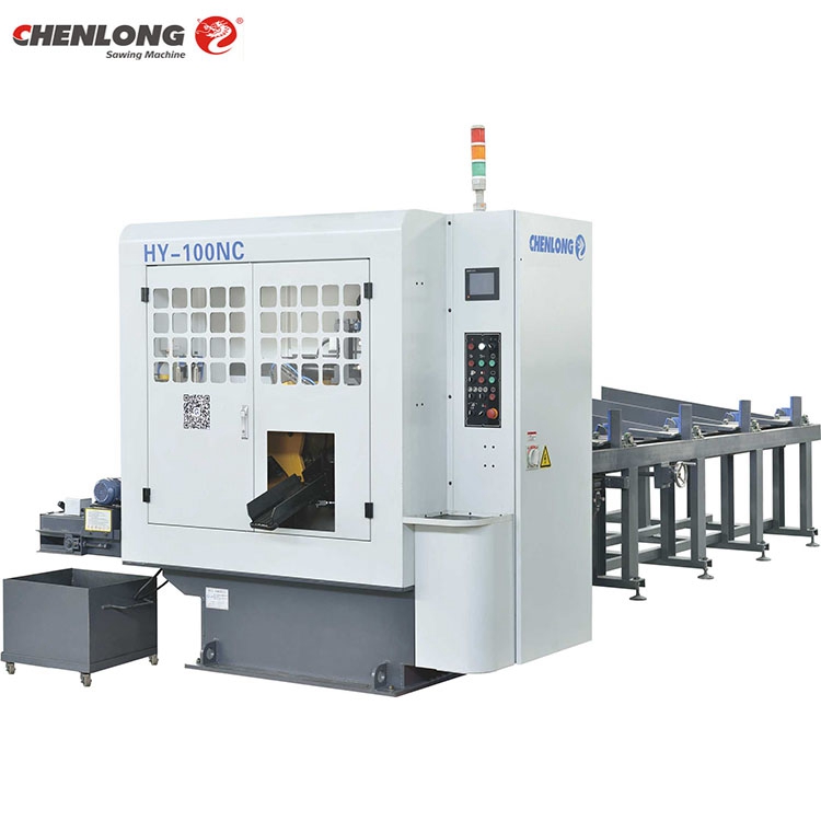 HY-100NC PLC Control Circular Saw Machine For Metal Cutting
