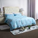100% Cotton Hotel Bedding Sets Colorful Printed Bed Sheet For Home Bed Linen
