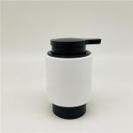 White Sand Stone Polyresin Bathroom Accessories Set Round Tumbler Holder With