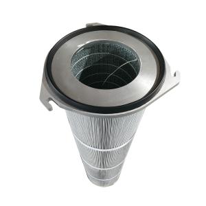 Quality 3 Lugs Cylindrical DIN Filter Cartridges Suitable For Compact Filter Collectors wholesale