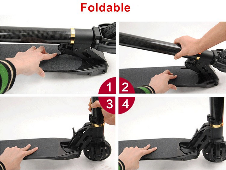 5 Inch Adult 2 Wheel Kick Scooter With Signature Front Light , 23km/H Max Speed
