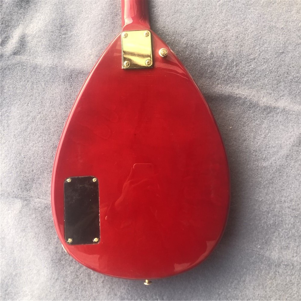 Factory custom made high quality water shaped white electric Jazz guitar support drop shipping free shipping