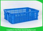 Mesh Plastic Food Crates Moving Storage Environmental Protection For Supermarket