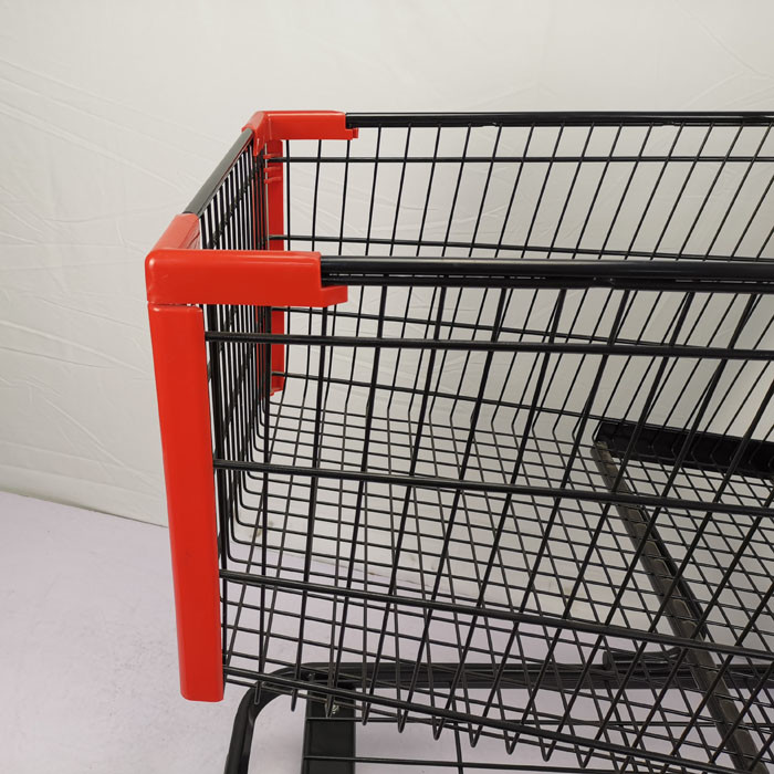 American Multifunctional Large Metal Trolley Warehouse Supermarket Store Shopping Cart