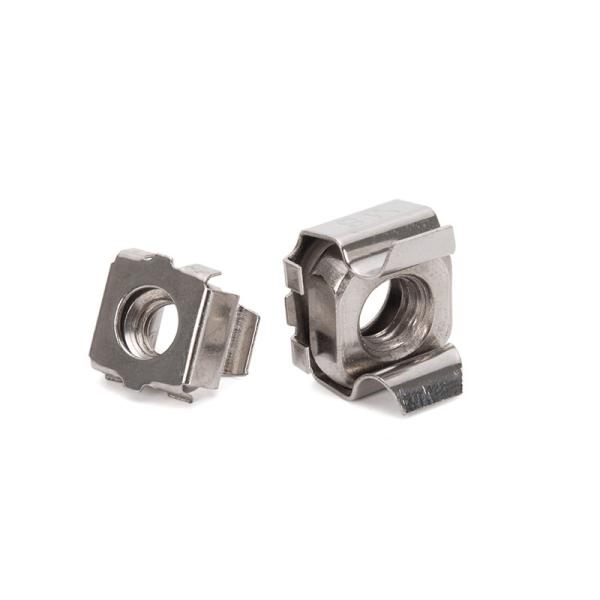 Alloy Steel M6 Square Locking Cage Nut Nickel Plated for Imperial Measurement