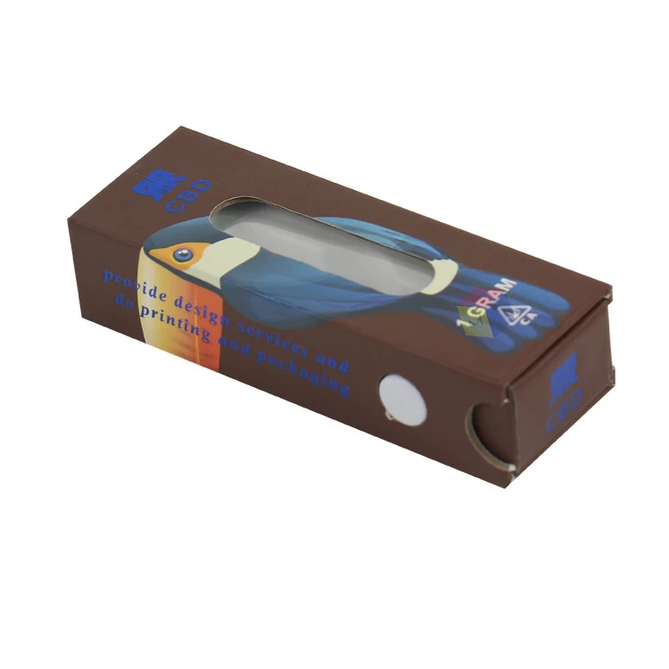 Childproof Sliding Drawer Custom Cigarette Packaging Boxes With Eva Foam Insert
