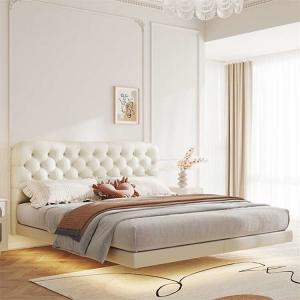 Quality OEM ODM Solid Wood And Upholstered Bed Adjustable Height wholesale