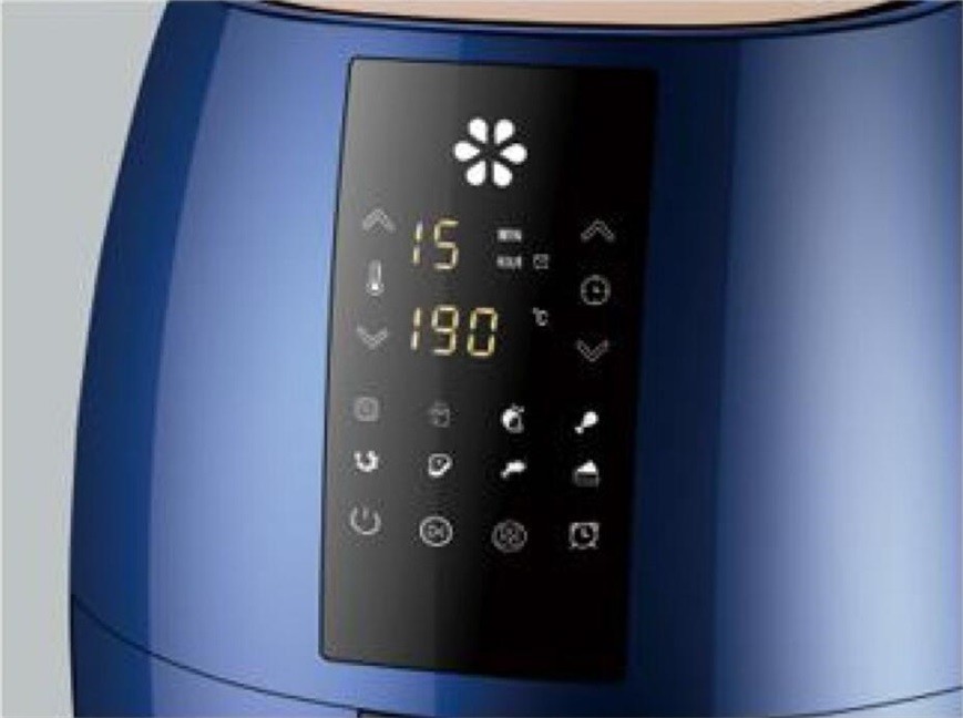 Touch Screen 1400W Oil Free Digital 3.5L Air Fryer With Timer