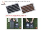 Durable Outdoor Car Accessories Tubeless Tire Repair Kit To Fix Punctures And