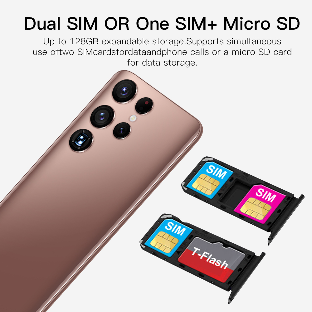 S22 Ultra Android 11.0 Original Android SmartPhones 5G 6.7 Inch 16GB 512GB
