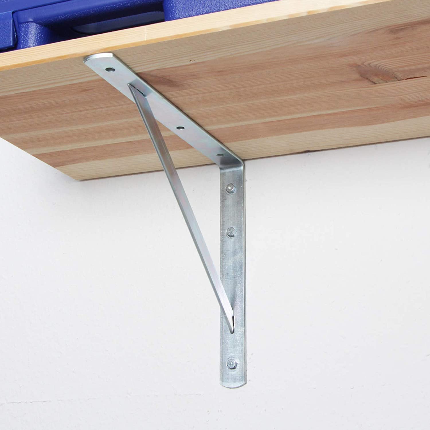 Forging Silver Metal Cabinet Shelf Brackets/ Supports for Pantry Organization