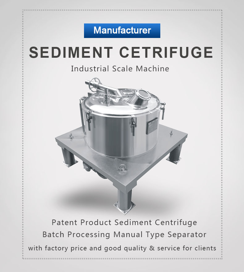 Fine particle sediment mushroom filter bags fruit juice centrifuge separator for oil water separation