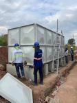 200m3 GRP Frp Sectional Water Tank In Kenya Fire Fighting Water Tanks