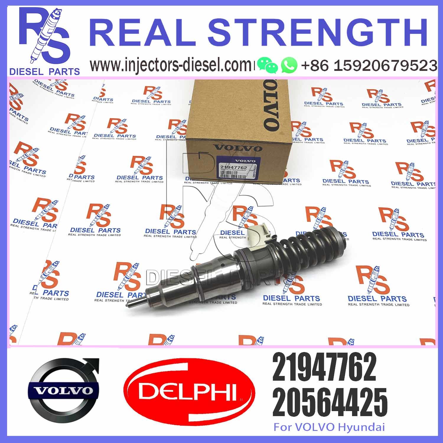 Common Rail inyector Diesel Fuel Injector 4 Pins Electronic Unit Injectors Bebe4d45001 21947762 For V-O-L-V Engine