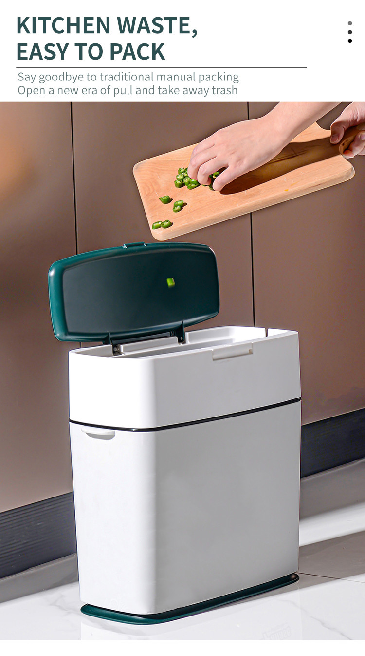 Touchless Intelligent Sensor Trash Can Kitchen Garbage Bin For Home