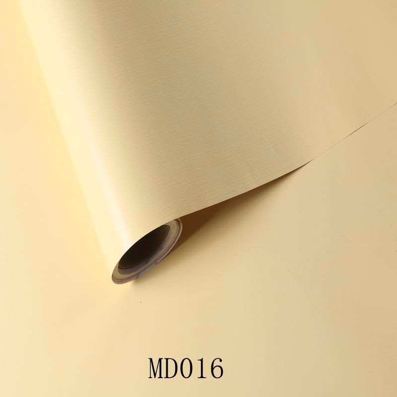 Vinyl Wallpapers 3D Texture Korean Design Mildew Proof Solid Color PVC Adhesive Wallpaper Wall Sticker Furniture Sticker