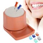Round Manual Dental Orthodontic Accessory Bur Block Holder Organizer Box