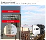 D450m Professional Laser Distance Meter Golf Hunting Rangefinder High Accuracy