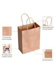 Offset Flexo Printing Kraft Paper Bag Eco Friendly Gift Packaging