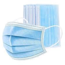 Quality Highly Breathable Disposable Medical Face Mask Adjustable Nosepiece Earloops wholesale