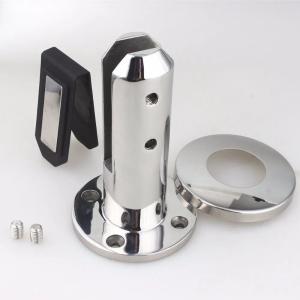 Quality Balcony Glass Spigot Frameless Black Glass Spigots wholesale