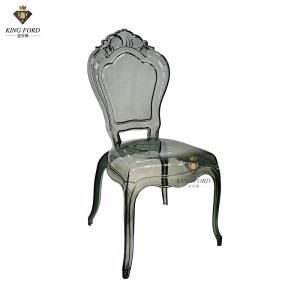 Quality Modern Wedding Acrylic Chairs Soft Seat 40*42*92cm For Hotel Banquet Hall wholesale
