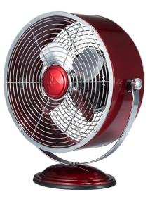 Quality Decorative Round Electric Retro Metal Fan with Copper Motor / Carry Handle wholesale
