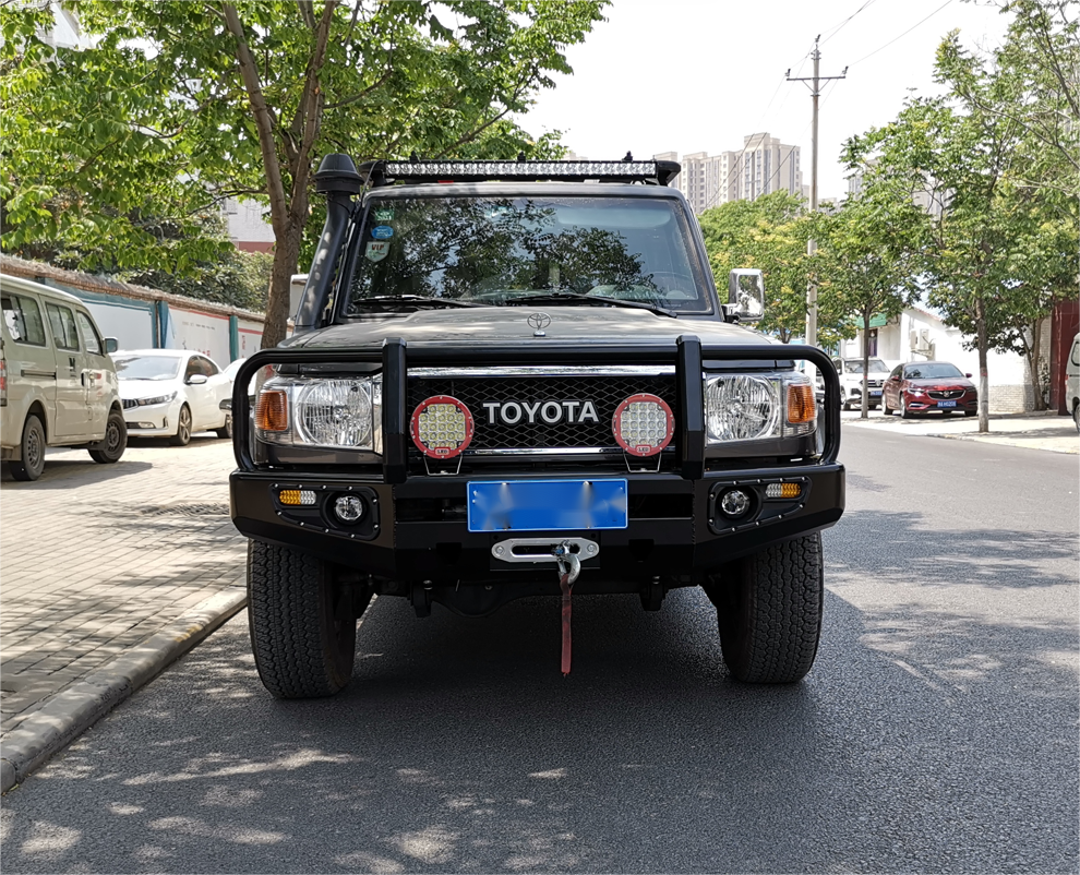 Add Style and Functionality to Your Toyota LC79 with Rear Bumper and Tire Carrier