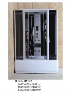 Quality High Tray Luxury FM Radio Steam Shower Cabin wholesale