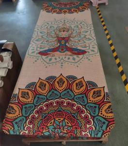 Quality Wholesale Hot Selling Sports Grip Sustainable Eco Friendly Natural Rubber Jute Printed Yoga Mat wholesale