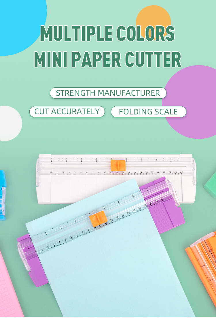 ZEQUAN Mini A5 Photo Paper Cutter Kids Handcraft Helper with Ruler and Trimmer