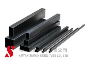 China Carbon Welded Black Rectangular Steel Tubing EN10219 ASTM / DIN Standard on sale