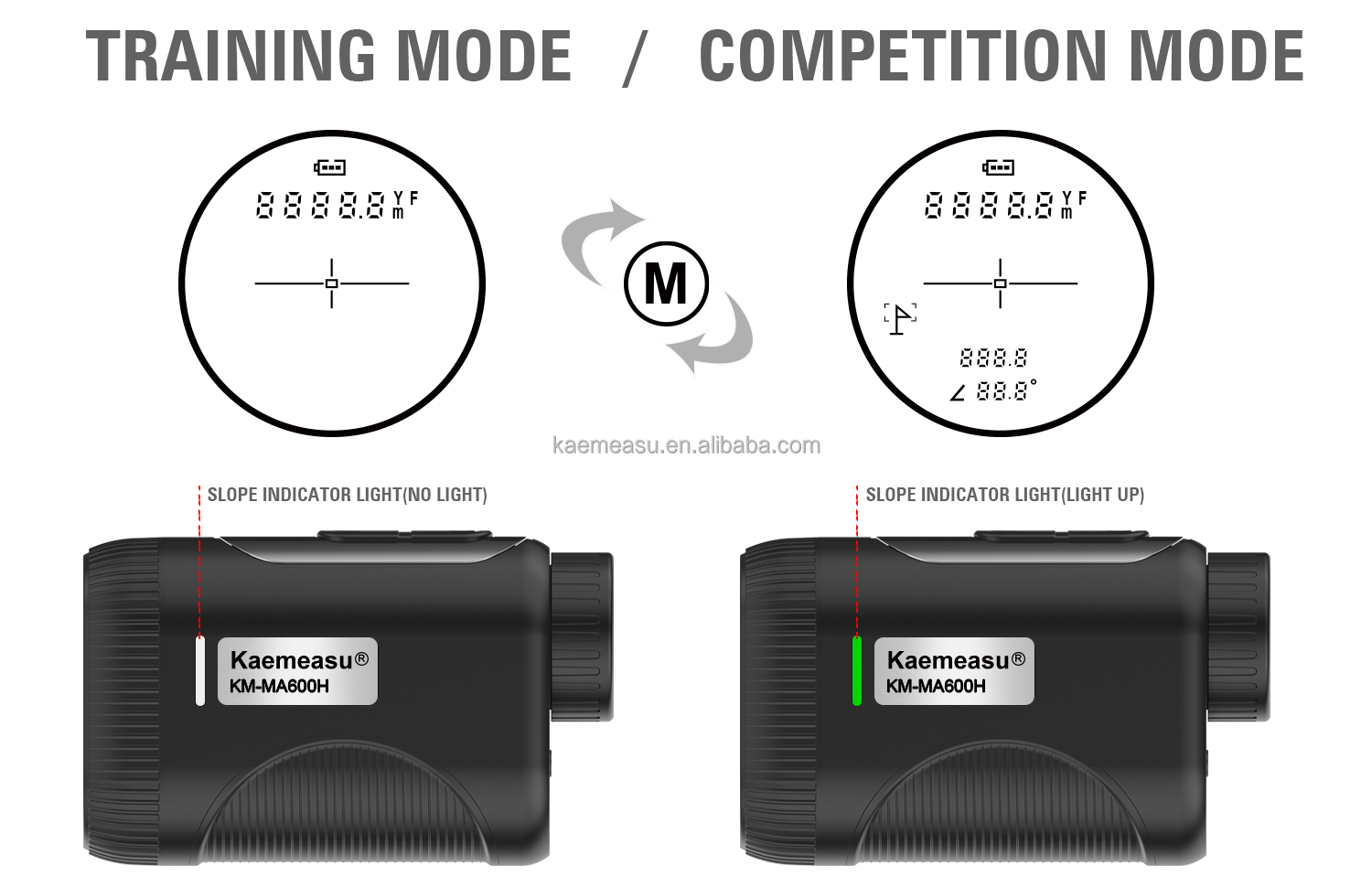 OEM 1000m Golf Laser Rangefinder Lightweight and Compact Good for Kids and Women