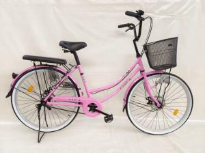 Quality 24 inches City bicycle single speed city bike Disc brake with dynamo light wholesale