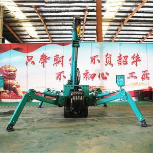 Quality Construction Equipment 1.2 Ton Crawler Cranes ZHONGMEI Small Telescopic Electric Spider Crane wholesale