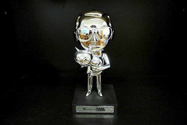 Personalized Fashion Man Collectible Vinyl Toys Karl Lagerfeld Shape