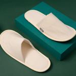 Customized Eco Friendly Hotel Toiletries Linen Disposable House Hotel Slippers