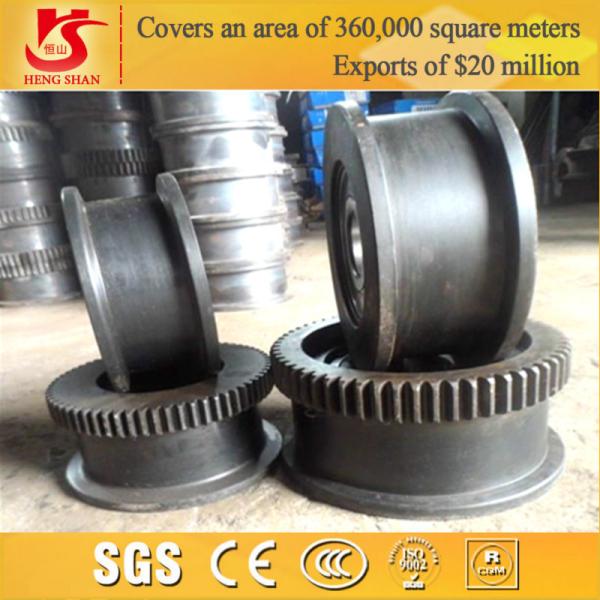 Electric driven forging overhead travelling big conveyor wheel