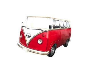 Quality Industrial Vintage Car Shape Booth Red Car Booth wholesale