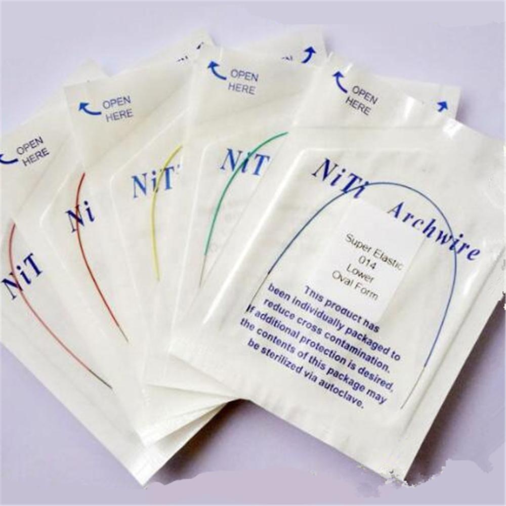 Dental Orthodontic Elastics Chain Ligature Braces Wires 0.018 0.020