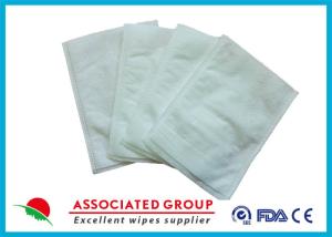 Quality 22*15cm Ultrasonic Square Wet Washing Glove / Rinse Free Bath Wipes 100000 Packs Per Day wholesale