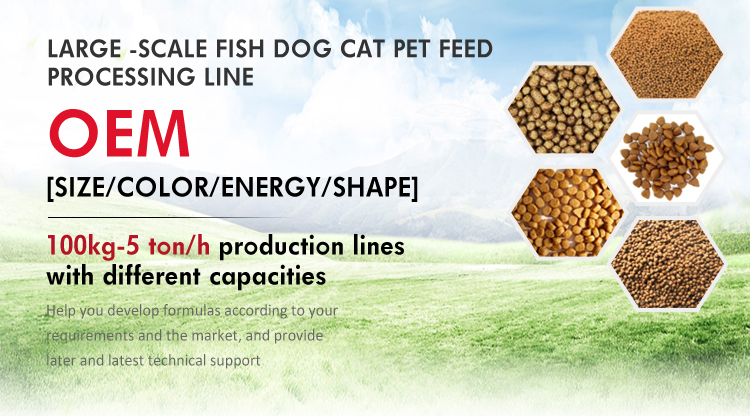 Silver Core Components Pet Food Processing Machine for Small Scale Production Line