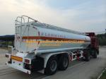 2 Axles Oil Fuel Tank Trailer Heavy Duty Semi Trailers Q345 Carbon Steel