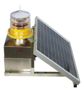 Quality 12V 26AH Battery 28W Solar Powered Obstruction Lighting For Telecommunication Towers wholesale