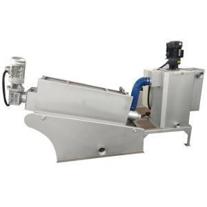 Quality 8m3/H Stainless Steel 304 Screw Press Sludge Dewatering Equipment Rustproof wholesale