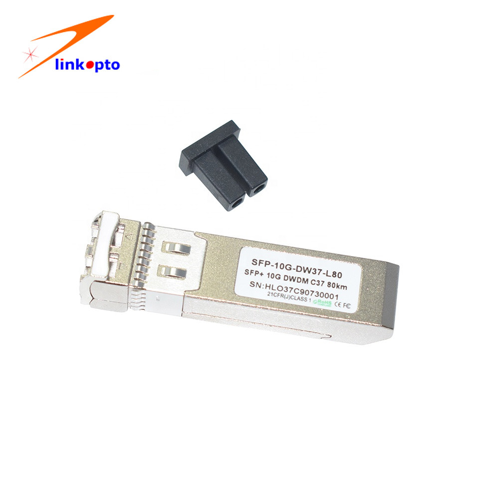 FTTX SFP+ 10G DWDM C37 80KM Optic Transceiver Module