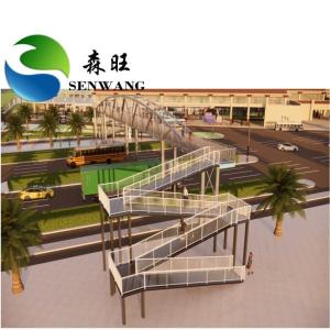 Quality H Column Steel Structural Framework Wide Span Steel Truss Bridge wholesale