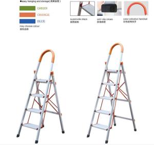 Quality Foldable En131 1.0mm 6063A Aluminum 5 Step Ladder wholesale