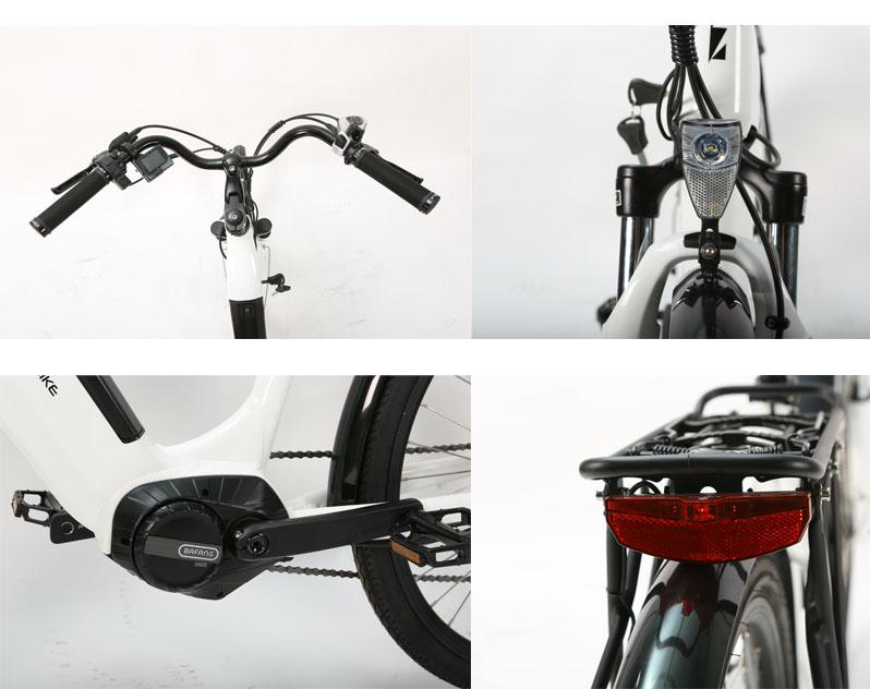 36V Electric City Bike Hidden Battery Trekking E-Bike 250W 500W Aluminum Alloy Frame